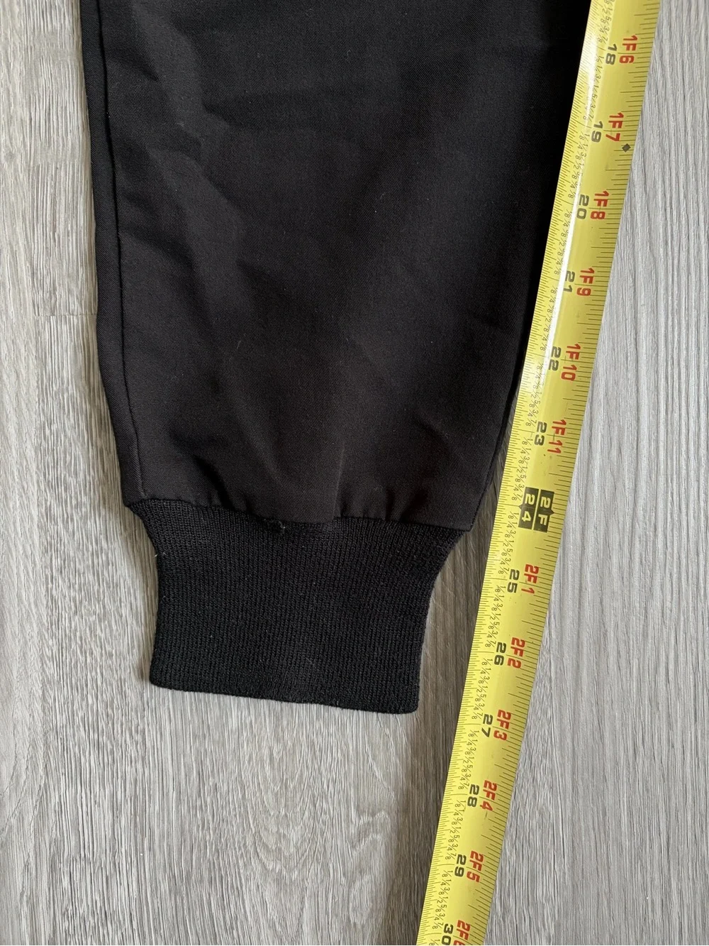 Figs Tansen Jogger Scrub Pant Black Pull-On Stretch Men’s Size M Short